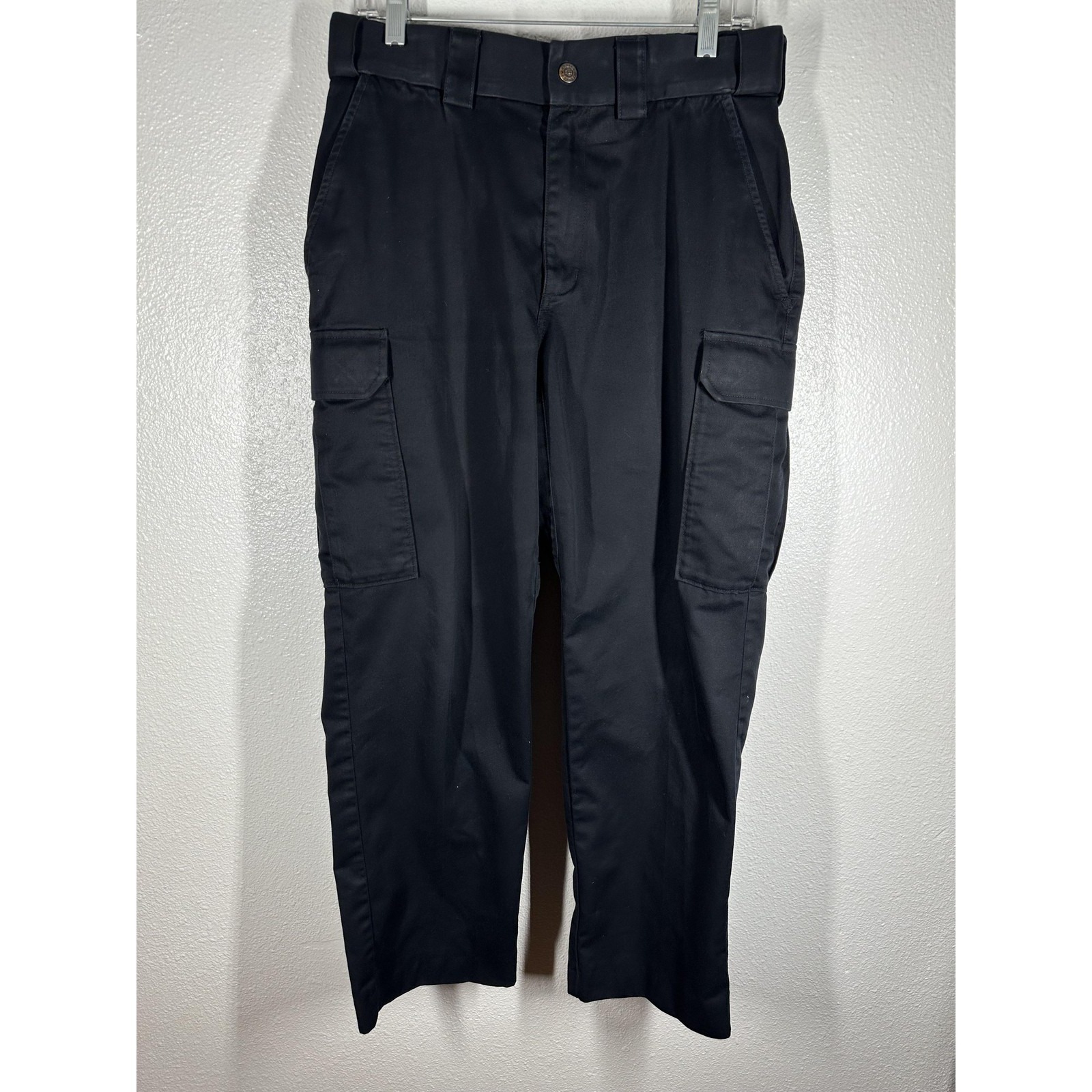5.11 Tactical Pants Mens 32 Blue/Black Cargo Utility Work Poly Cotton Pockets
